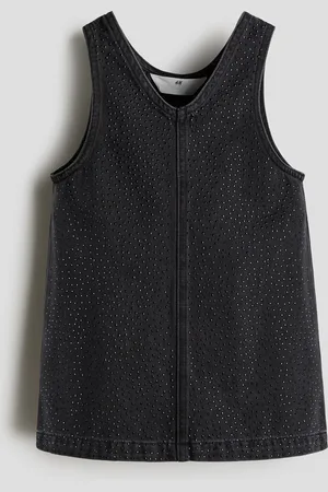 H&M Jeansjurk met decoraties