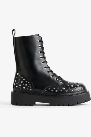 H&M Veterboots met studs