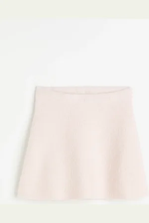 H&M Gebreide A-lijn minirok