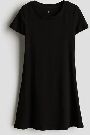 H&M Tricot jurk met korte mouwen