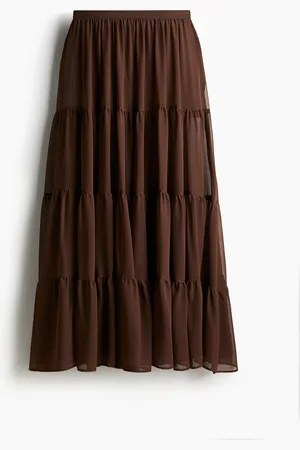H&M Lange strokenrok