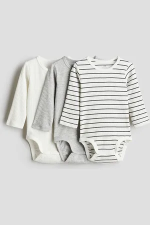 H&M Set van 3 geribde body