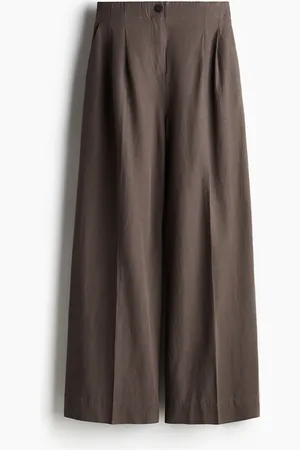 H&M Wijde broek van linnenmix