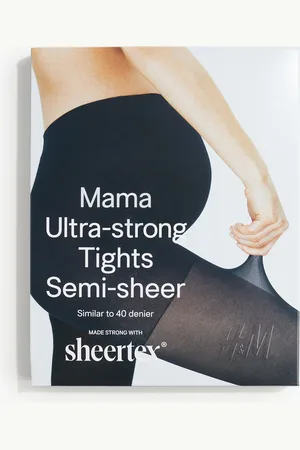 H&M MAMA Sheertex Ultra-strong semitransparante panty