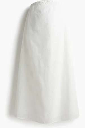 H&M MAMA Rok met broderie anglaise