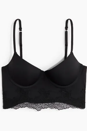 H&M Push-up demi-bustier van microvezel