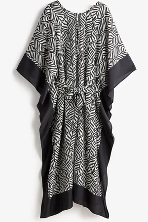 H&M Kaftanjurk met striklint