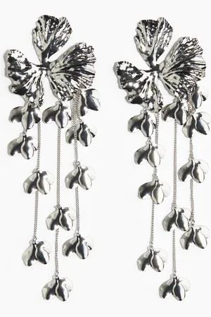 H&M Oorbellen met bloem