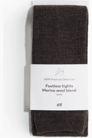 H&M Kousenbroek van merinoswolmix zonder voeten