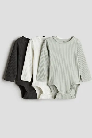 H&M Set van 3 geribde body