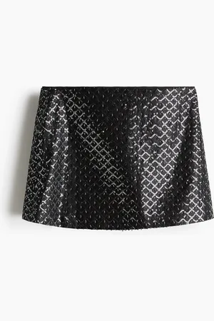 H&M Gedecoreerde minirok