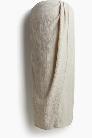 H&M MAMA Overslagrok van structuurtricot