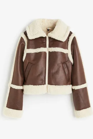 H&M Jas met teddy voering