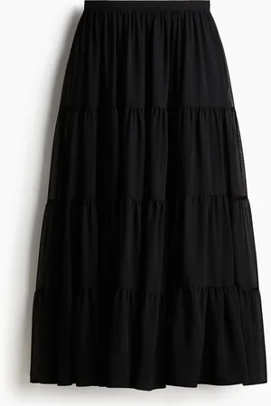 H&M Lange strokenrok