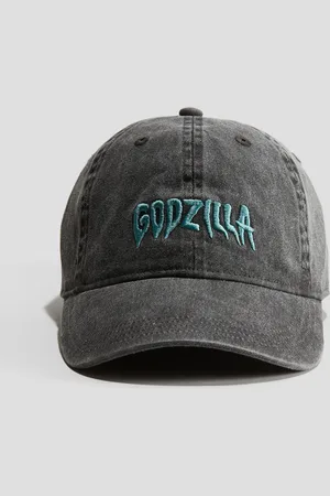H&M Pet van katoenkeper met geborduurd motief