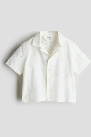 H&M Katoenen hemd met borduursel