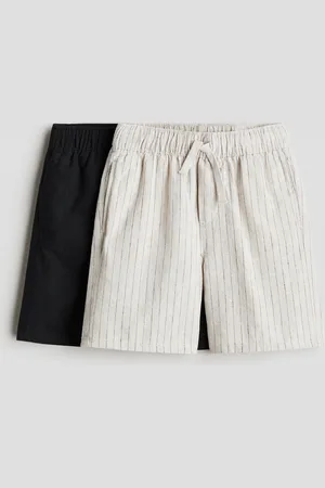 H&M Set van 2 shorts van linnenmix