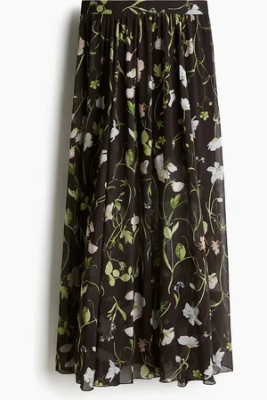 H&M Chiffon maxirok