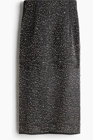 H&M Rok van organza met decoraties