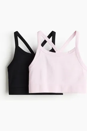 H&M Set van 2 seamless sporttops met DryMove