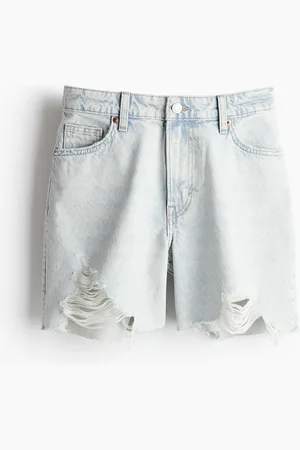 H&M Denim bermudashort High waist