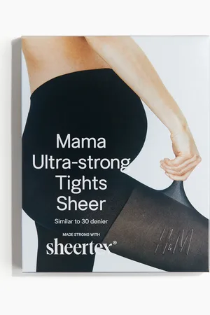 H&M MAMA Sheertex Ultra-strong transparante panty
