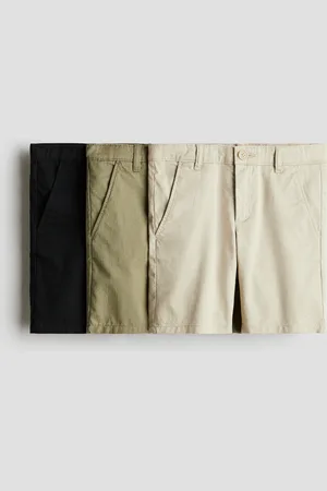 H&M Set van 3 katoenen chinoshorts