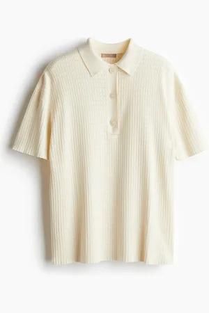 H&M Ajourgebreide polo