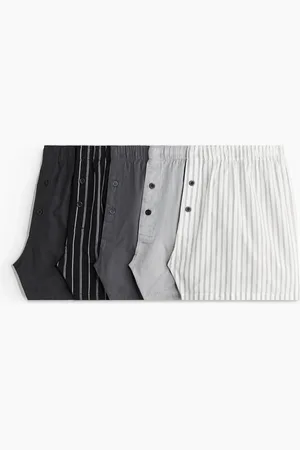 H&M Set van 5 geweven katoenen boxershorts