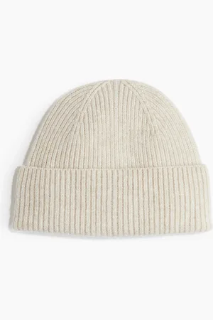 H&M Ribgebreide muts van wolmix