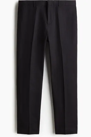 H&M Linnen kostuumbroek Slim Fit