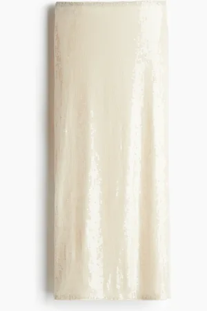 H&M Rok van mesh met pailletten