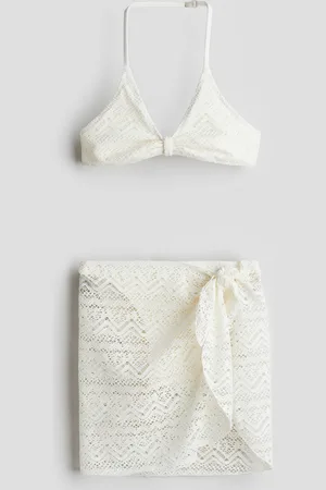 H&M 3-delige zwemset met gehaakte look