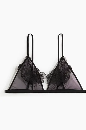 H&M Softbeha met borduursel