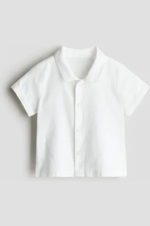 H&M Hemd van linnenmix