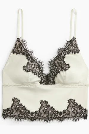 H&M Bralette van satijn met padding