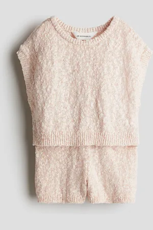 H&M 2-delige gebreide set van bouclégaren