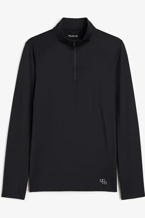 H&M Ziptop-sportshirt met DryMove Regular Fit