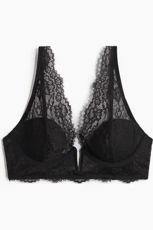 H&M Beugelbeha van kant met padding