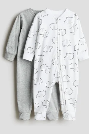 H&M Set van 2 pyjamapakjes met ritssluiting