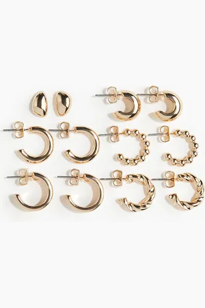 H&M 6 paar oorbellen