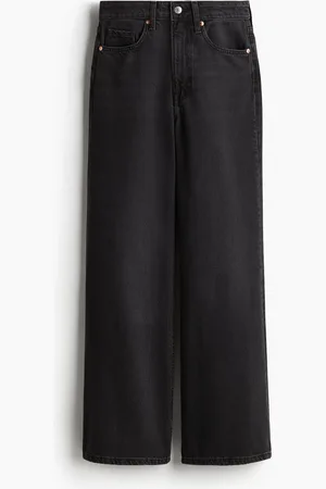 H&M Feather Soft Super Wide Ultra High Jeans