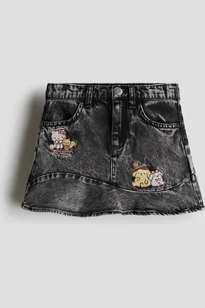 H&M Jeansrok met applicaties