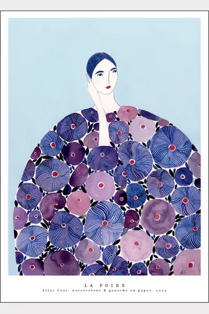 H&M La Poire - Lilac Coat