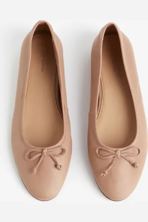 H&M Leren ballerina‘s