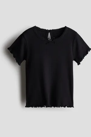 H&M Top van geribd tricot