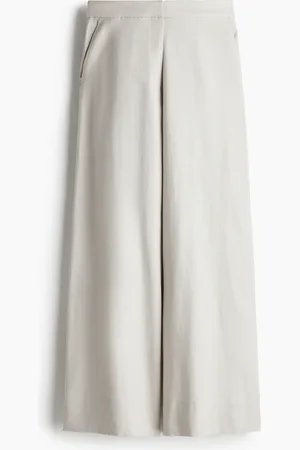H&M Wijde broek van linnenmix