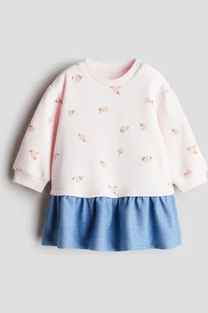 H&M Sweaterjurk met denim rok