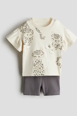 H&M 2-delige set van katoentricot