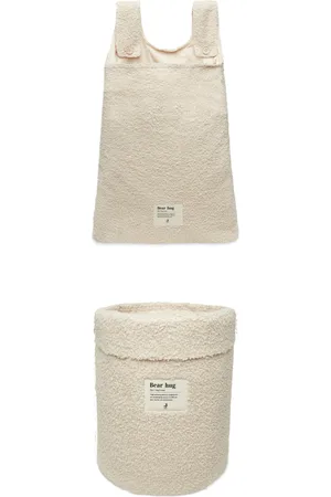 H&M Storage Set Basket And Bag - Bouclé